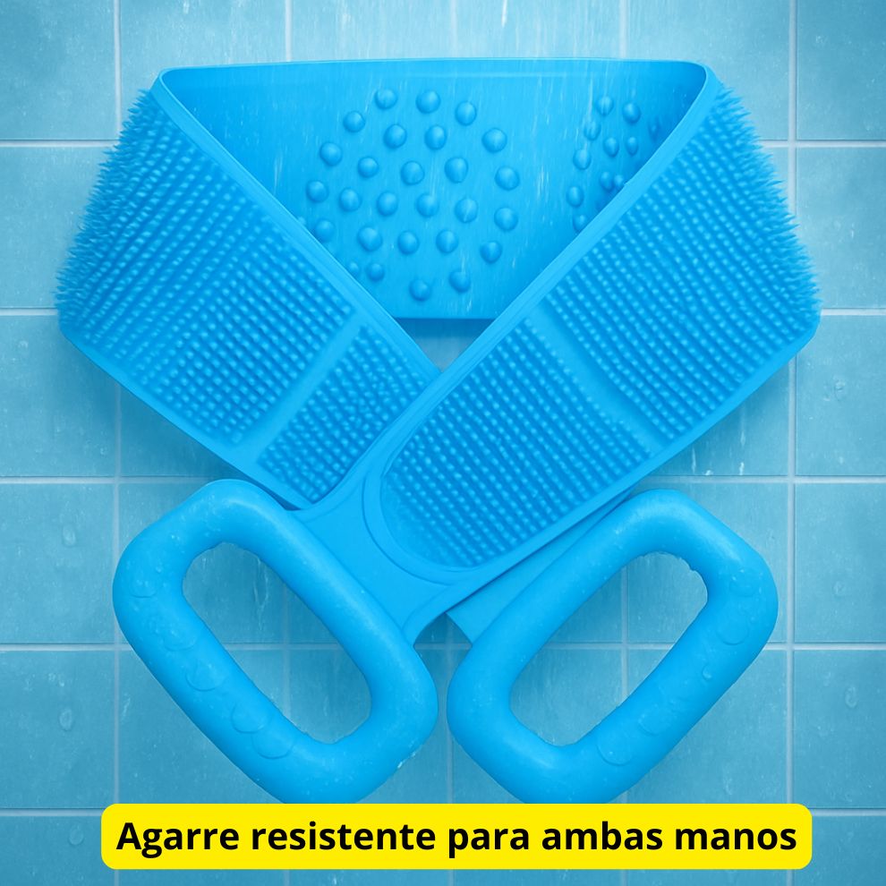 Cepillo Masajeador y Exfoliante Corporal de Silicona