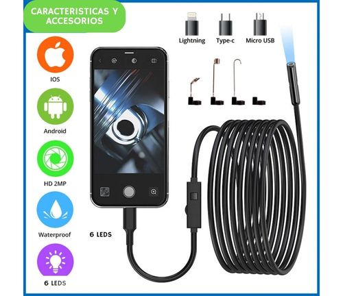 Cámara Endoscópica Digital para Smartphone